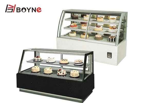 Beveled Two Layers Japanese Style Cake Freezer Display for Bakery for put cake inside
