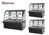 Curve Type Three Layer Cake Display Case Pastry Display Chiller